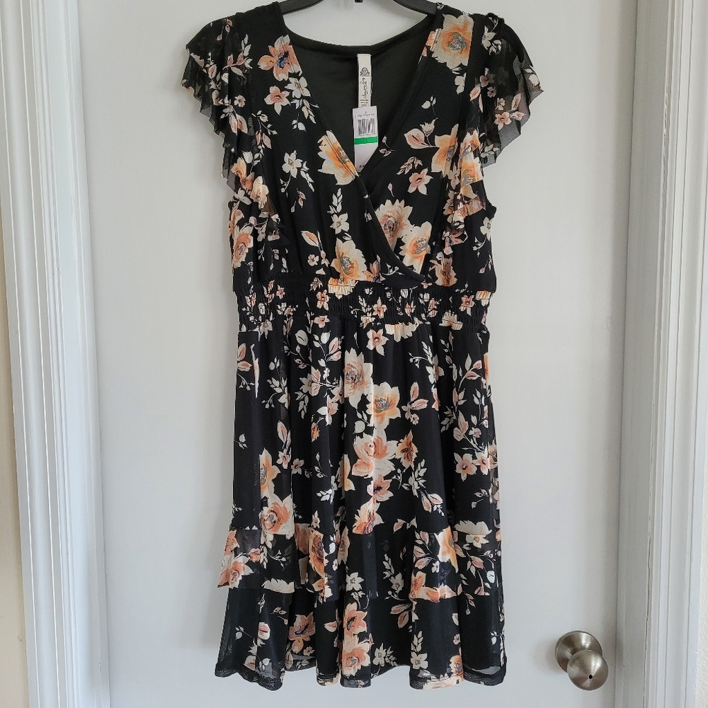new large floral dress
